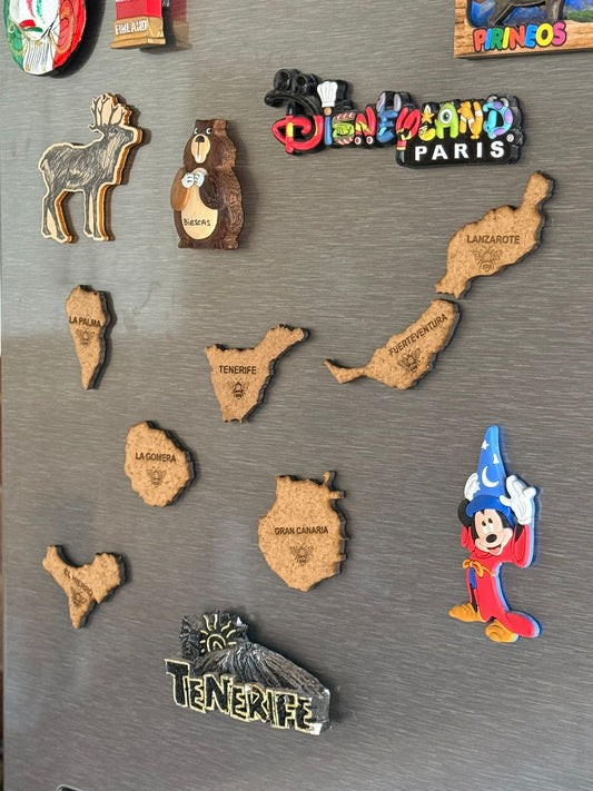 Jabón con imán de las islas canarias